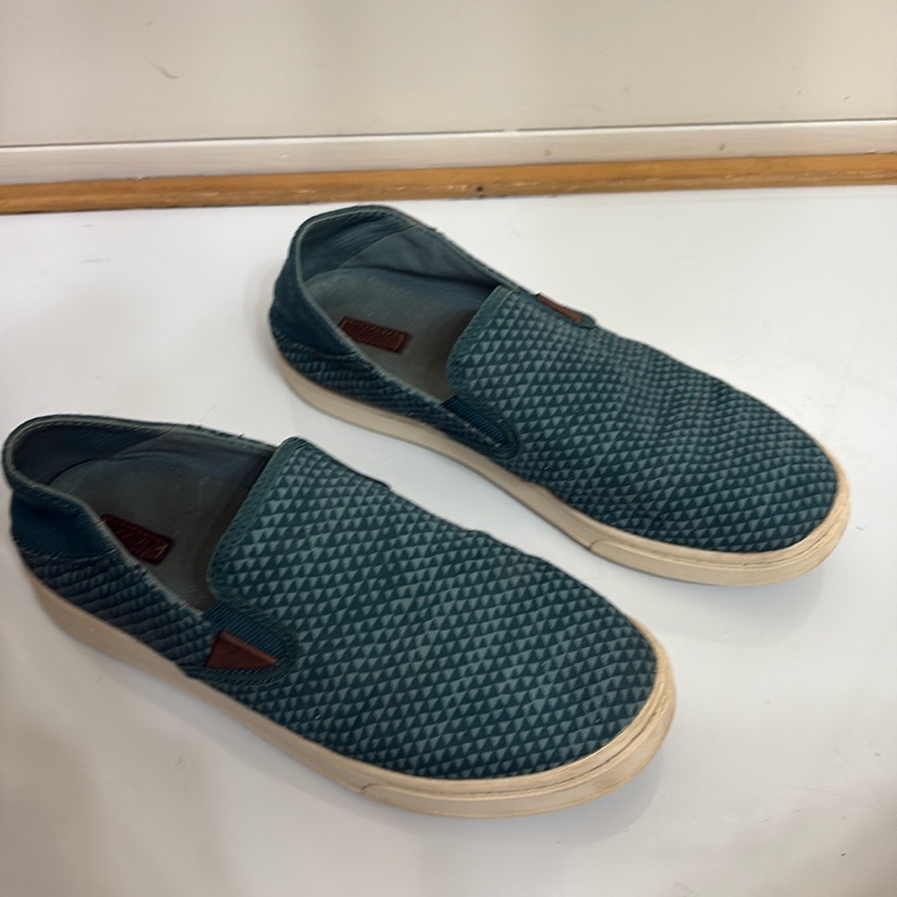 OLUKAI Pehuea Pa'i Slip-On Sneakers,‎ Comfortable, Breathable Deep Teal C…